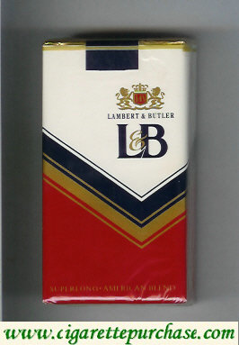 L&B Lambert and Butler 100s cigarettes soft box